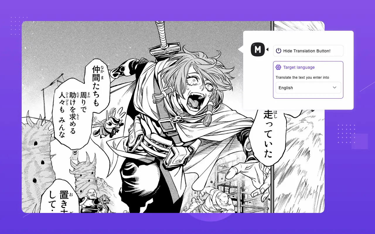 Manga Translator pricing and features