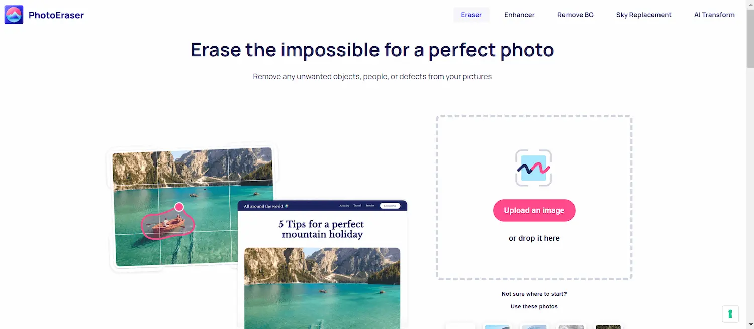 Photo Eraser Official Website