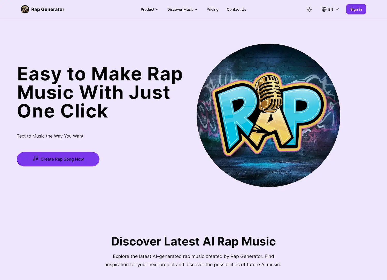 Rap Generator screenshot