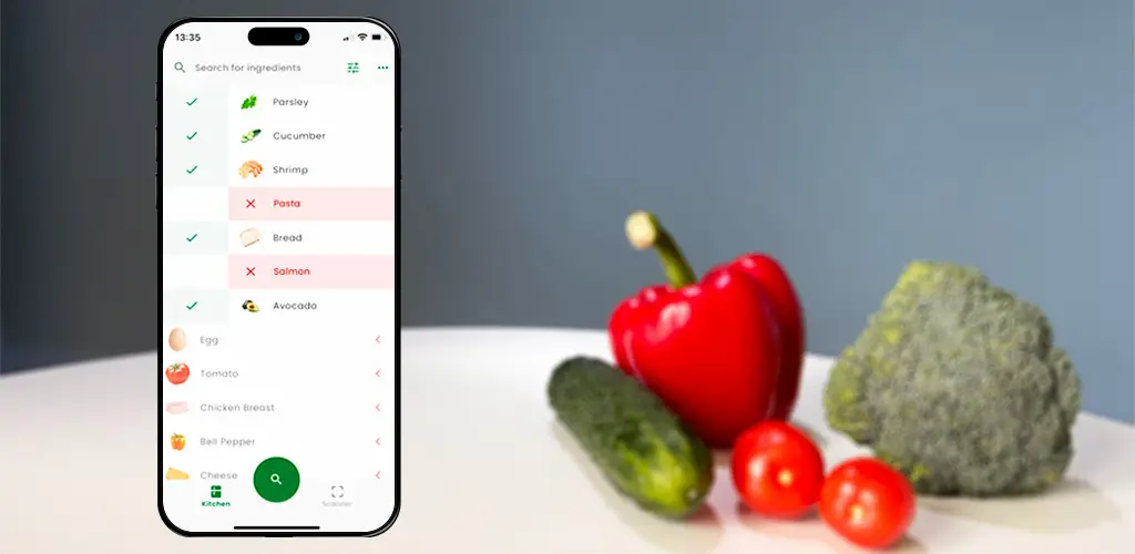 Scan My Kitchen screenshot
