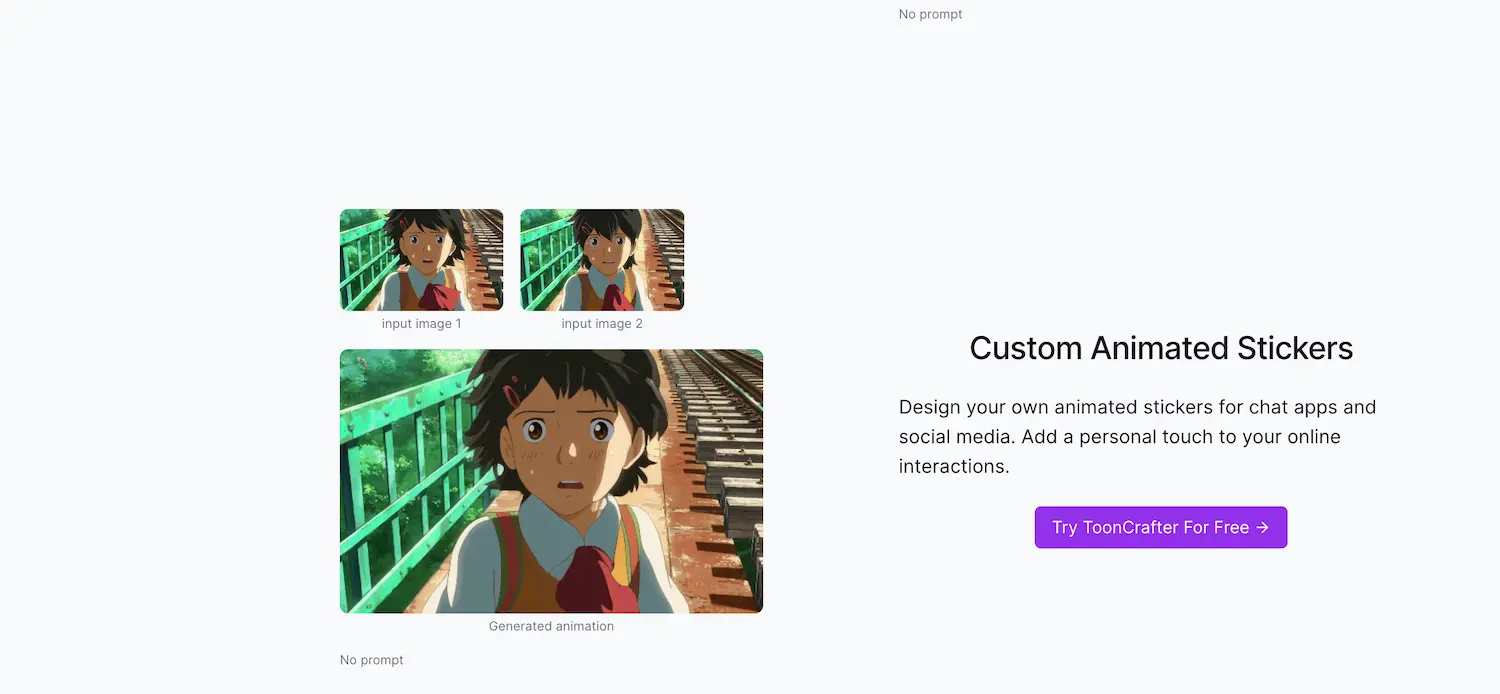 ToonCrafter pricing and features