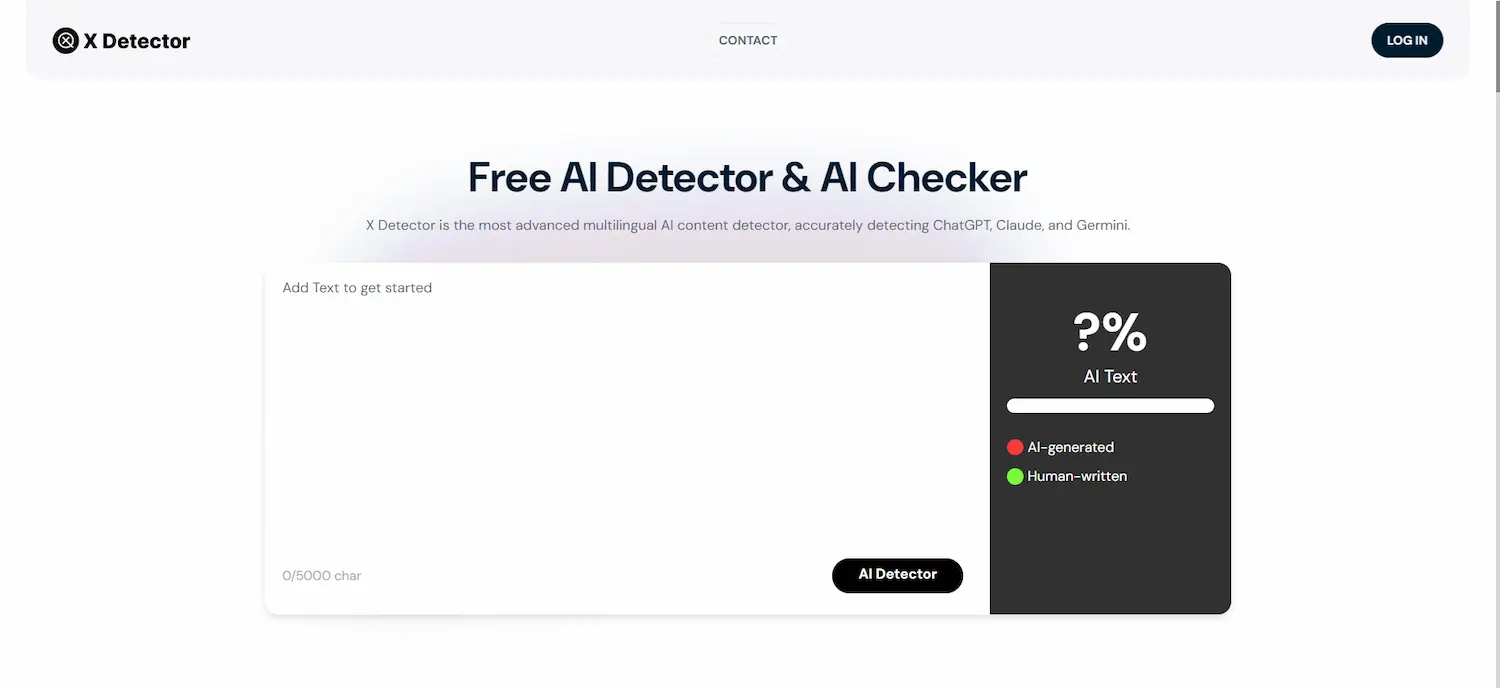 X Detector screenshot
