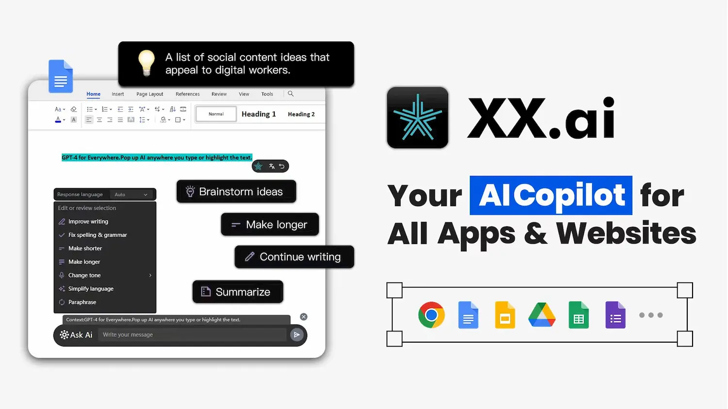 XX.AI screenshot