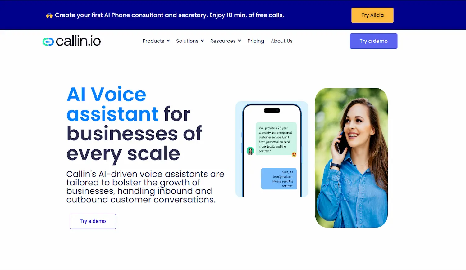 Callin.io screenshot