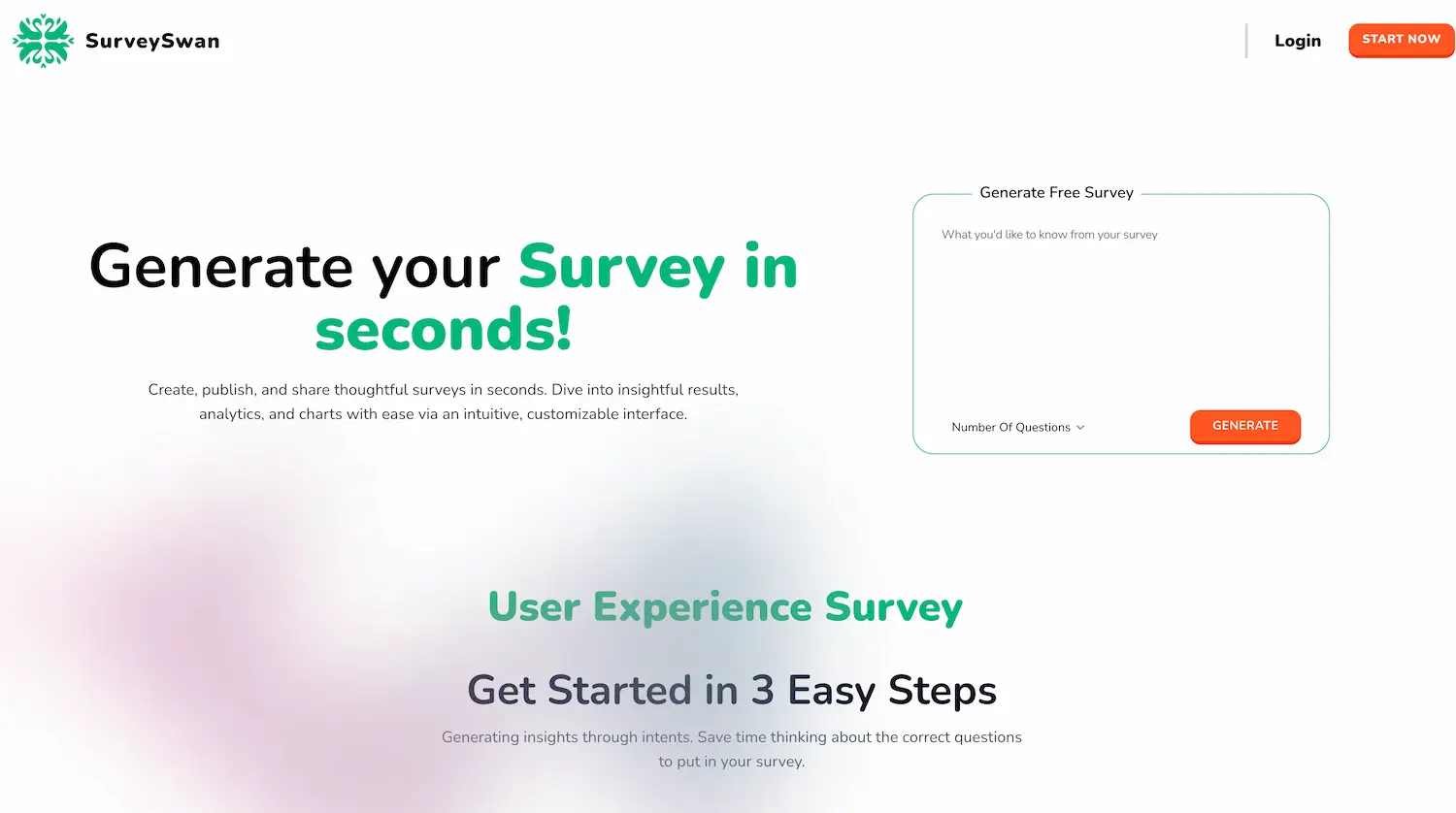 SurveySwan screenshot