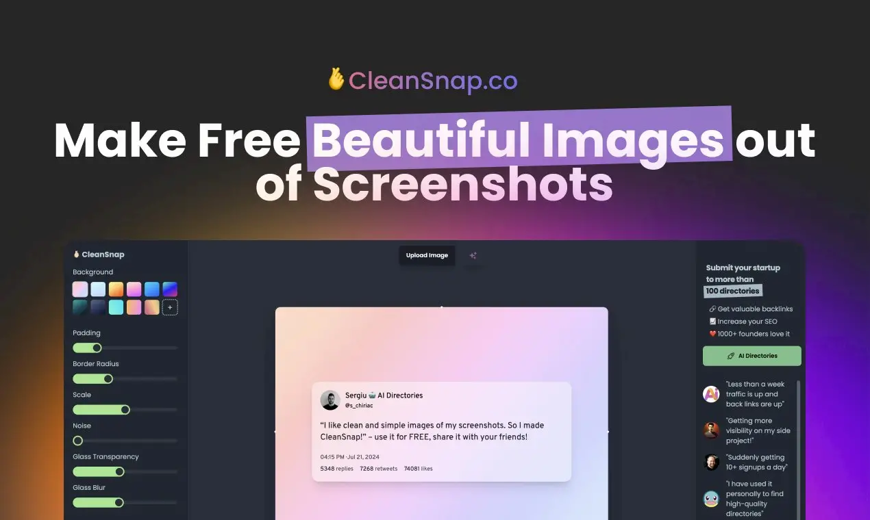 CleanSnap screenshot