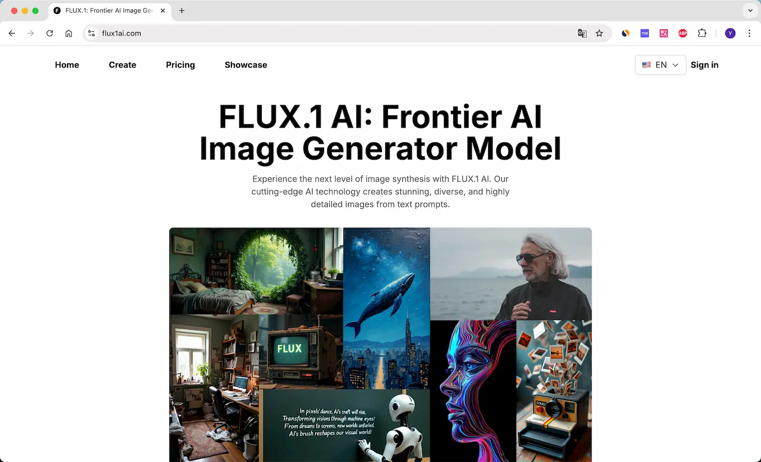 FLUX AI Image Generator screenshot
