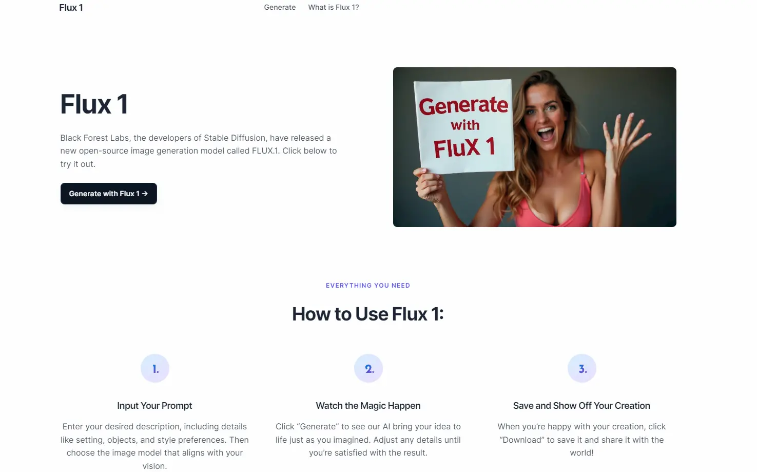 Flux 1 screenshot