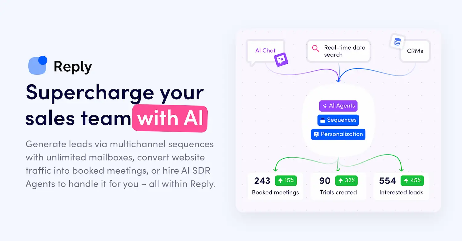 Reply.io screenshot
