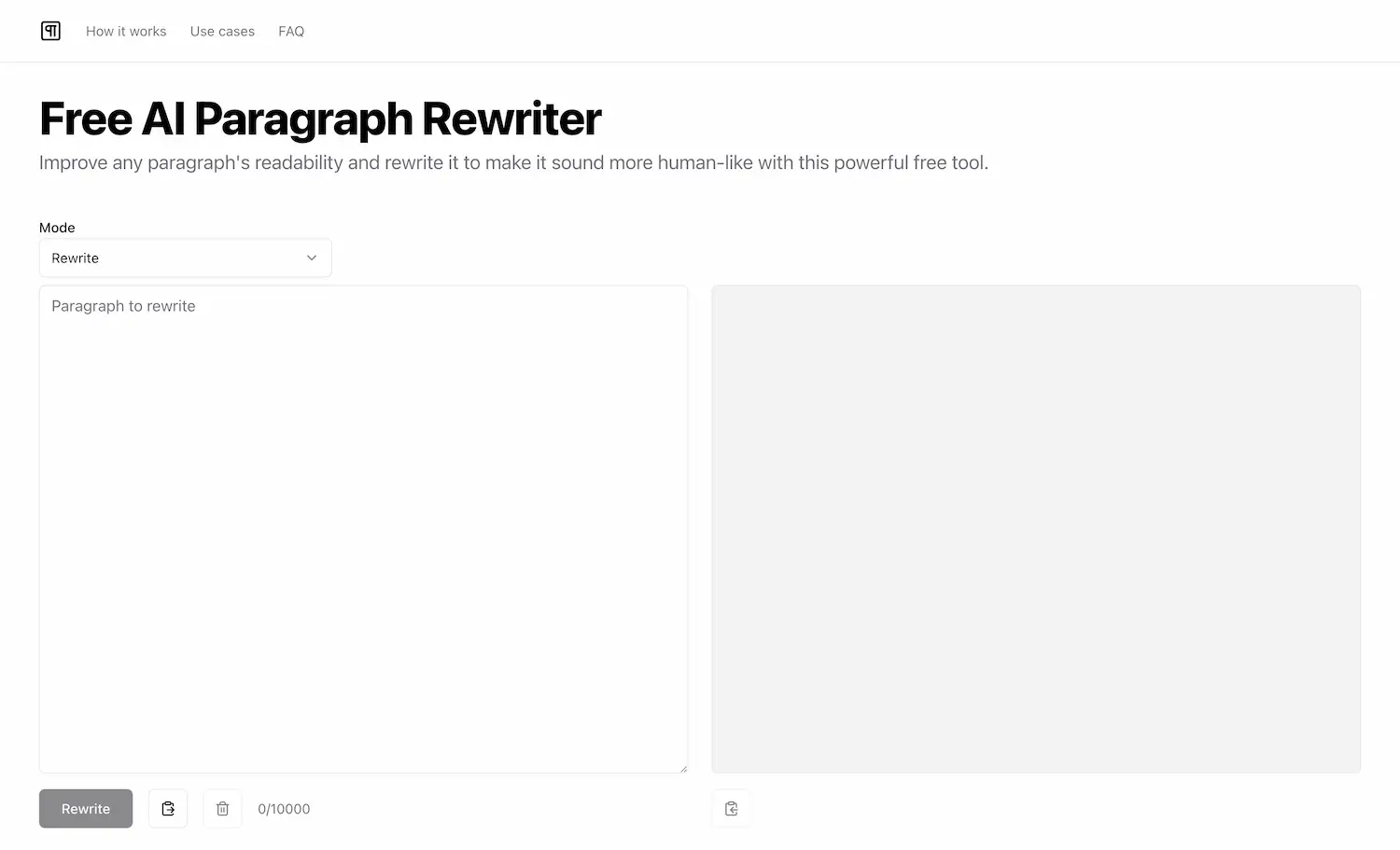 Rewritify screenshot