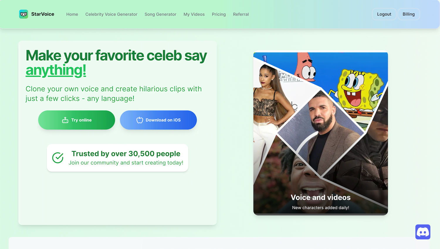 StarVoiceAI screenshot