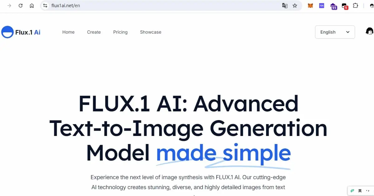 Flux1 screenshot