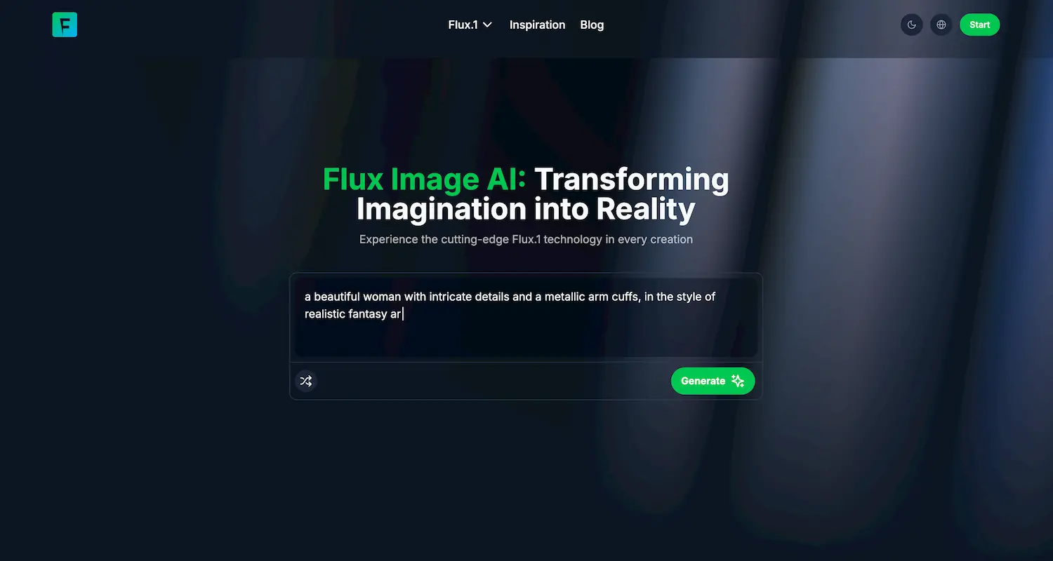 Flux Image AI screenshot