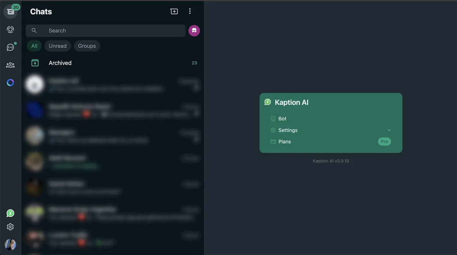Kaption AI screenshot