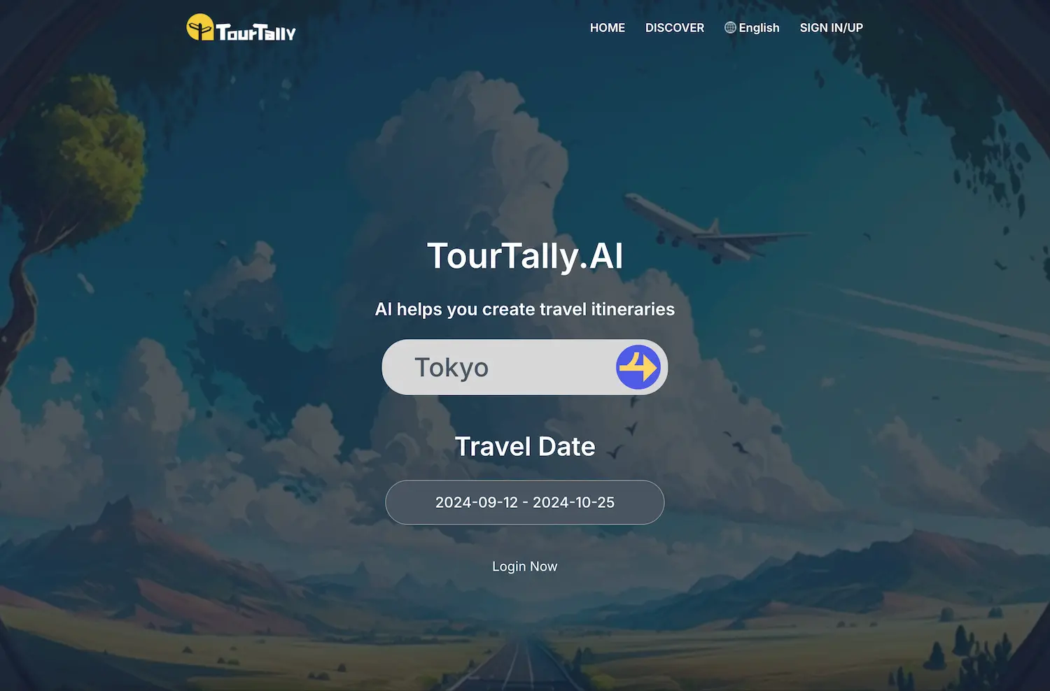 Tourtally screenshot