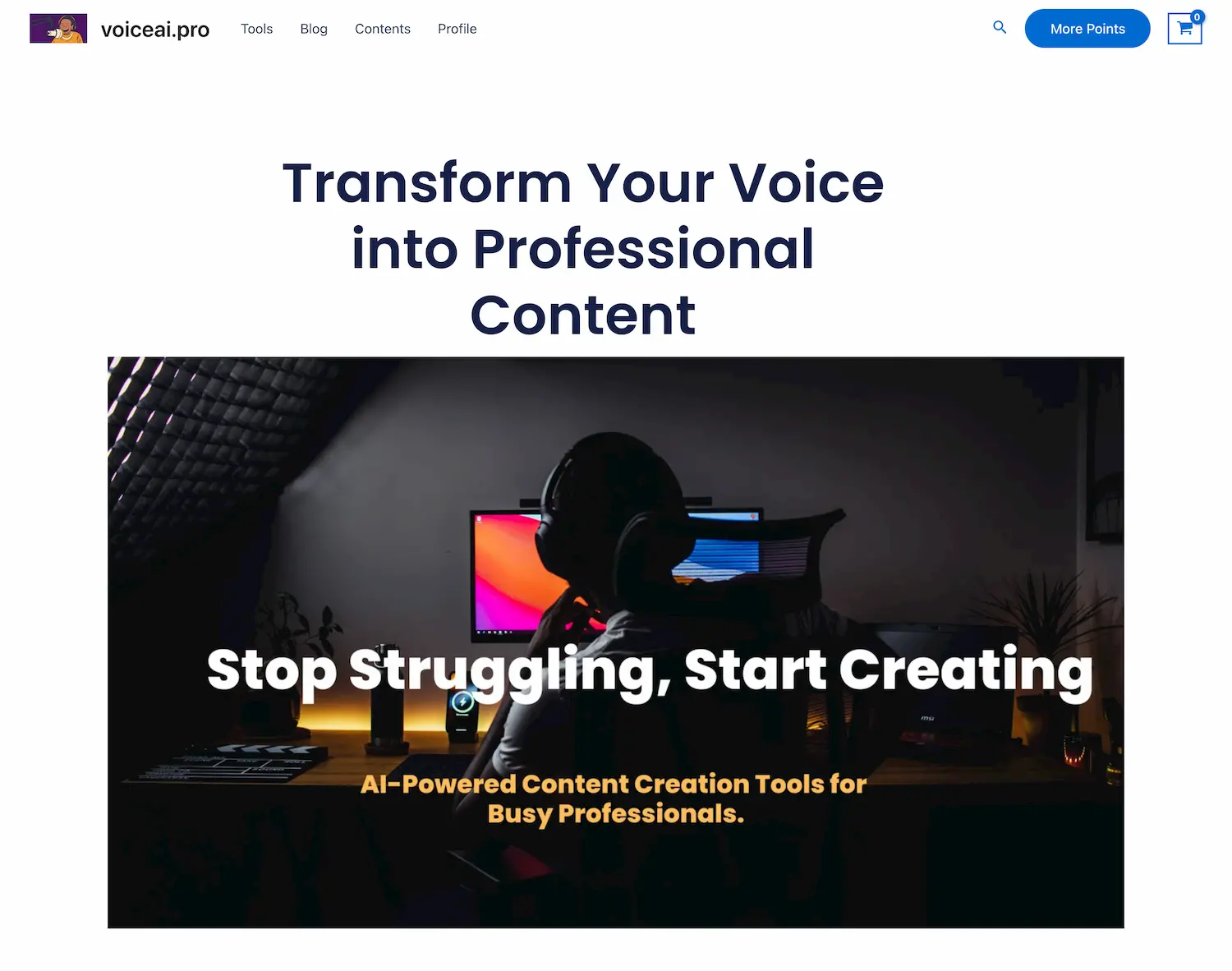 VoiceAI screenshot