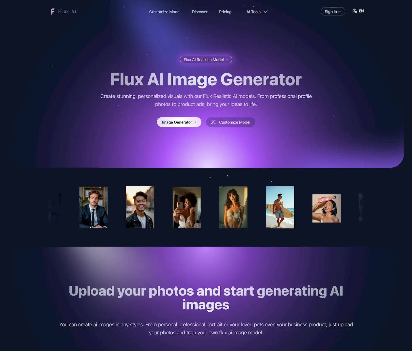 Flux AI Image Generator screenshot
