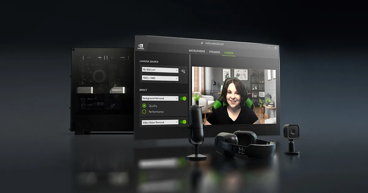 NVIDIA Broadcast screenshot